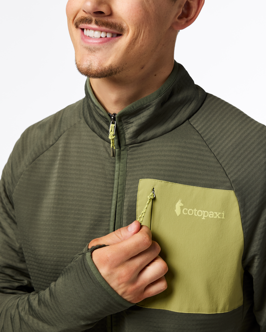 Otero Fleece Half-Zip Pullover - Men's - Fatigue - US 7374