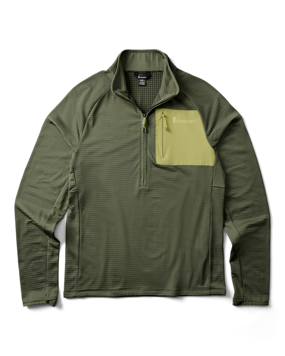 Otero Fleece Half-Zip Pullover - Men's - Fatigue - US 7374