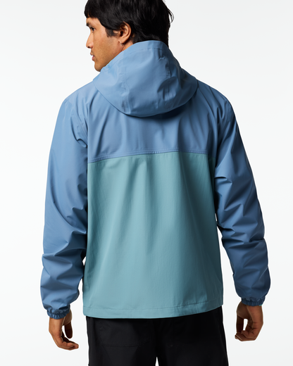 Rayu Rain Jacket - Men's - Steel Blue/Everglade - US 6112