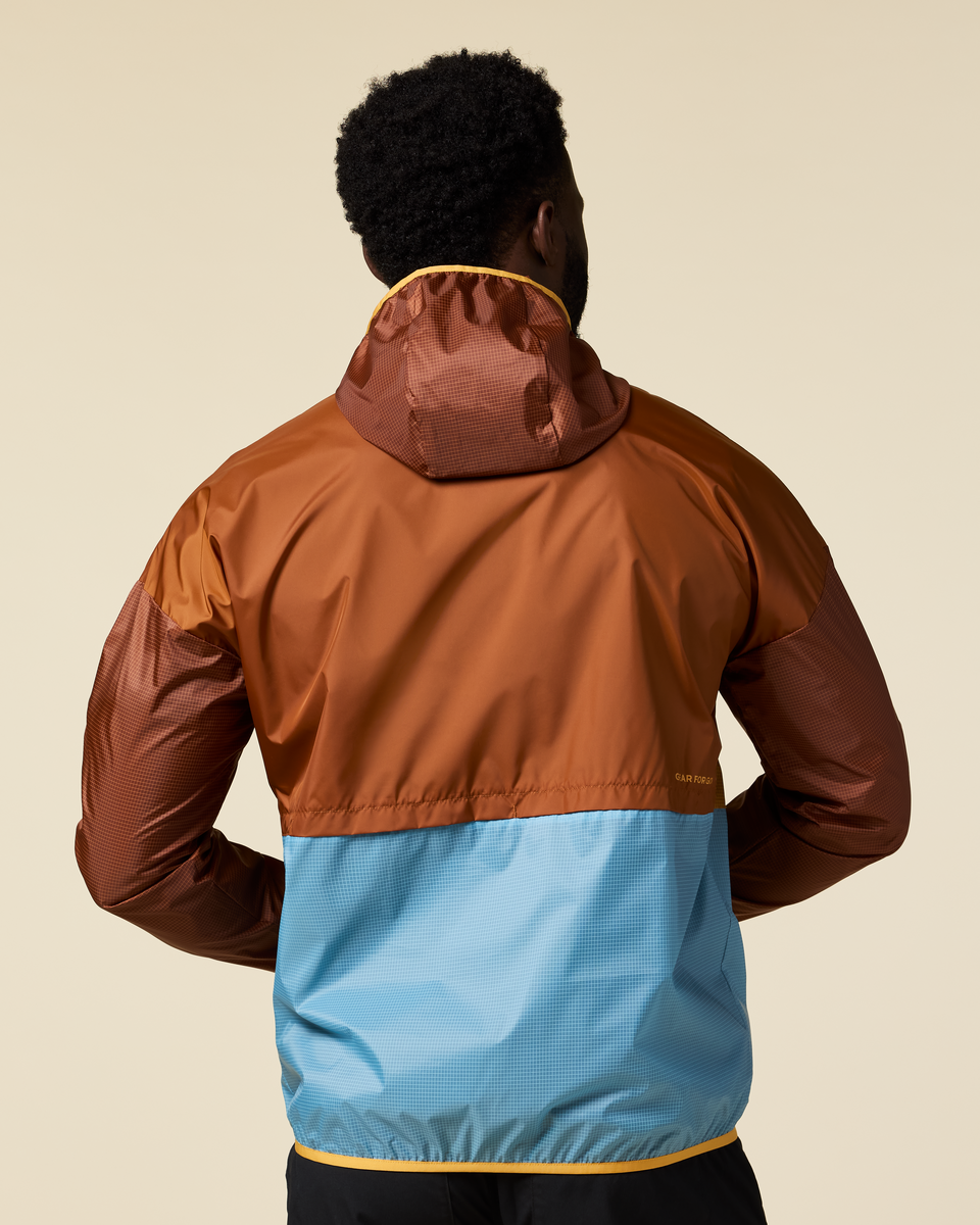 Teca Half-Zip Windbreaker - Men's - Eat More Veggies - US 9792