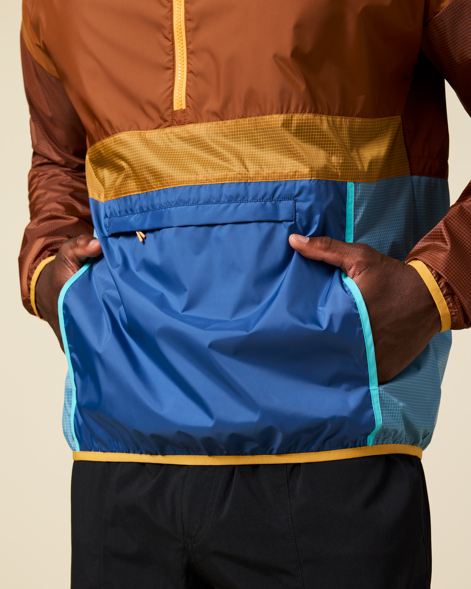 Teca Half-Zip Windbreaker - Men's - Eat More Veggies - US 9792