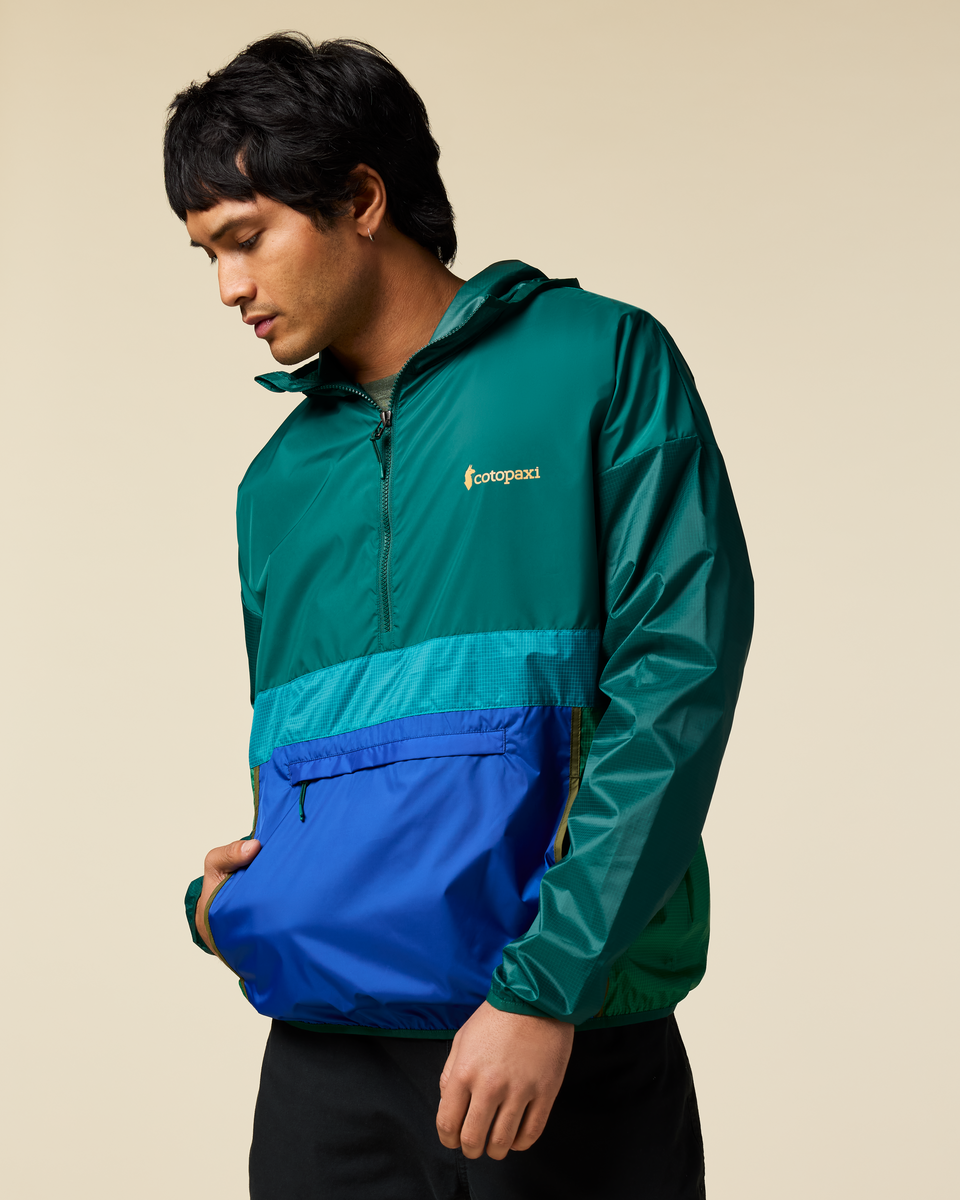 Teca Half-Zip Windbreaker - Men's - Eat More Veggies - US 9792