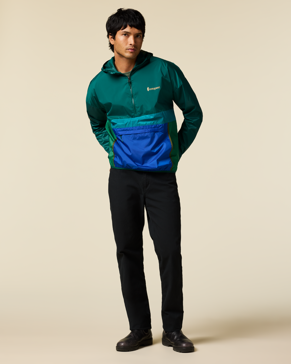 Teca Half-Zip Windbreaker - Men's - Eat More Veggies - US 9792