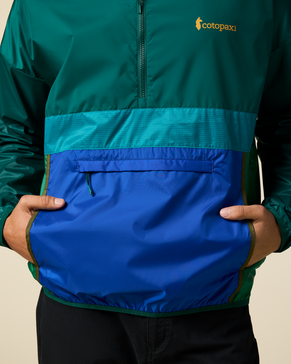 Teca Half-Zip Windbreaker - Men's - Eat More Veggies - US 9792