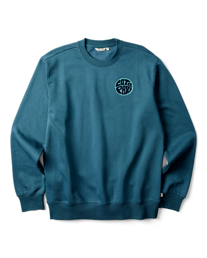 Trail To Sea Crew Sweatshirt - Men's - Ocean - US 9866
