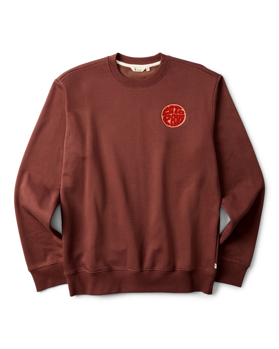 Trail To Sea Crew Sweatshirt - Men's - Sepia - US 9397