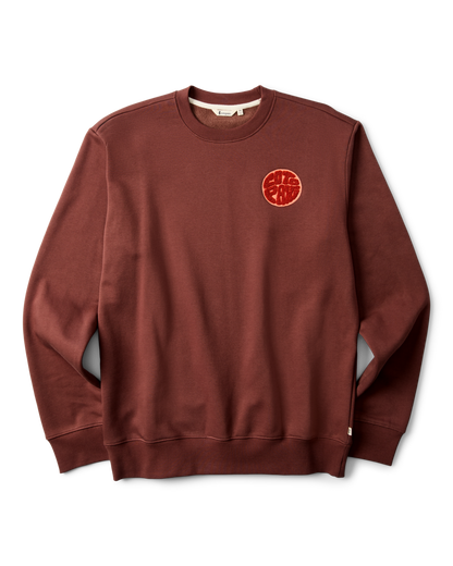 Trail To Sea Crew Sweatshirt - Men's - Sepia - US 9397