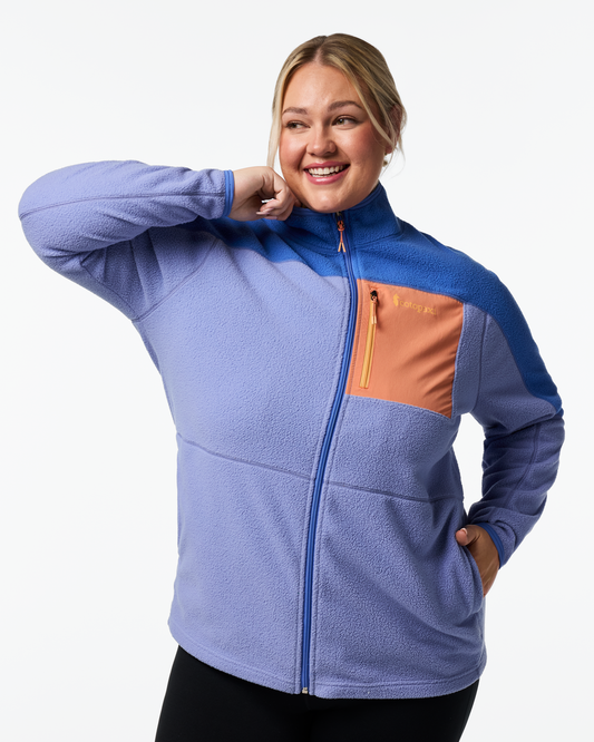 Abrazo Fleece Full-Zip Jacket - Women's - Azure/Aster - US 9676