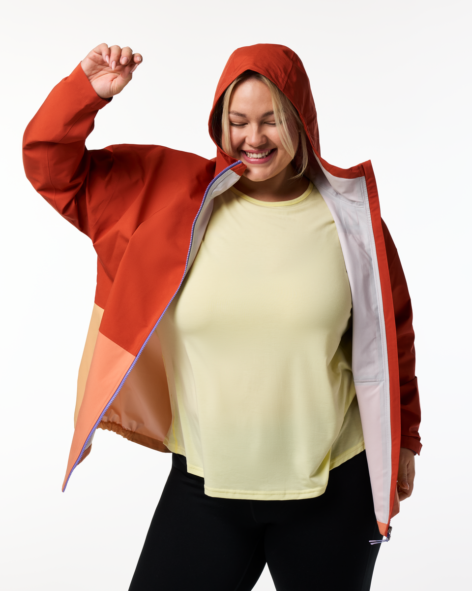 Cielo Rain Jacket - Women's - Chimayo/Grapefruit - US 7852