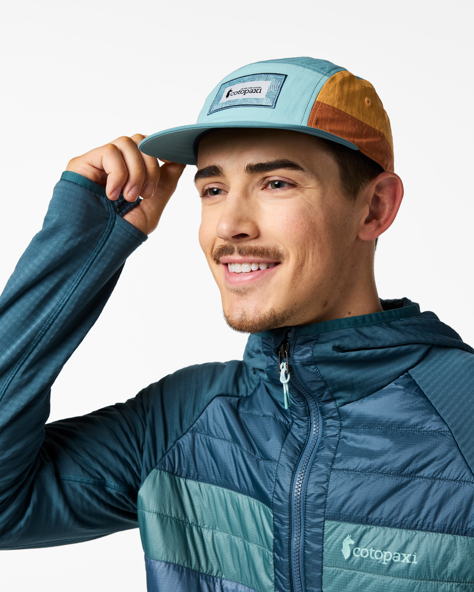 Zen Garden Tech 5-Panel Hat - Tide Pool/Everglade - US 9384