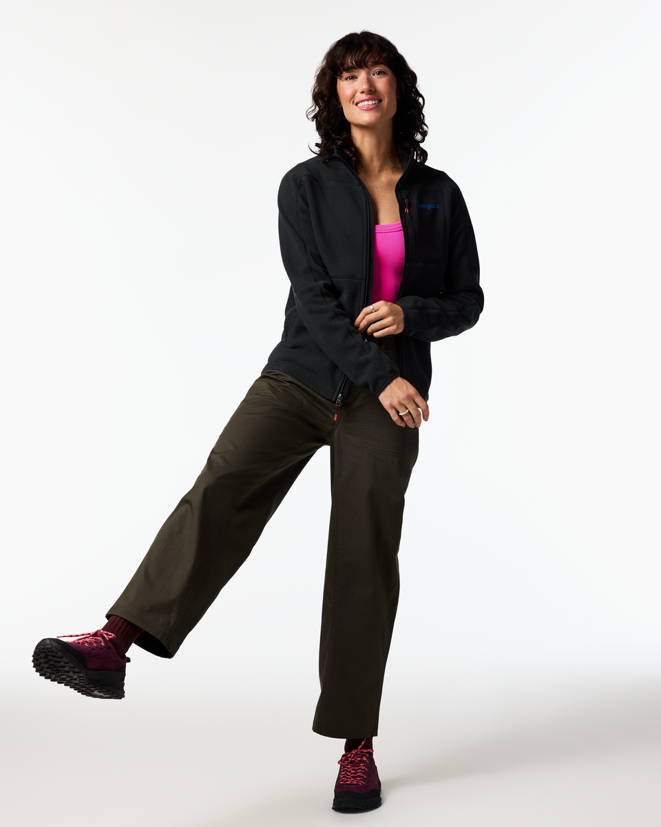 Abrazo Fleece Full-Zip Jacket - Women's - Cotopaxi Black - US 2022