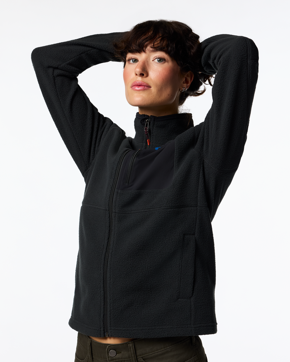 Abrazo Fleece Full-Zip Jacket - Women's - Cotopaxi Black - US 2022