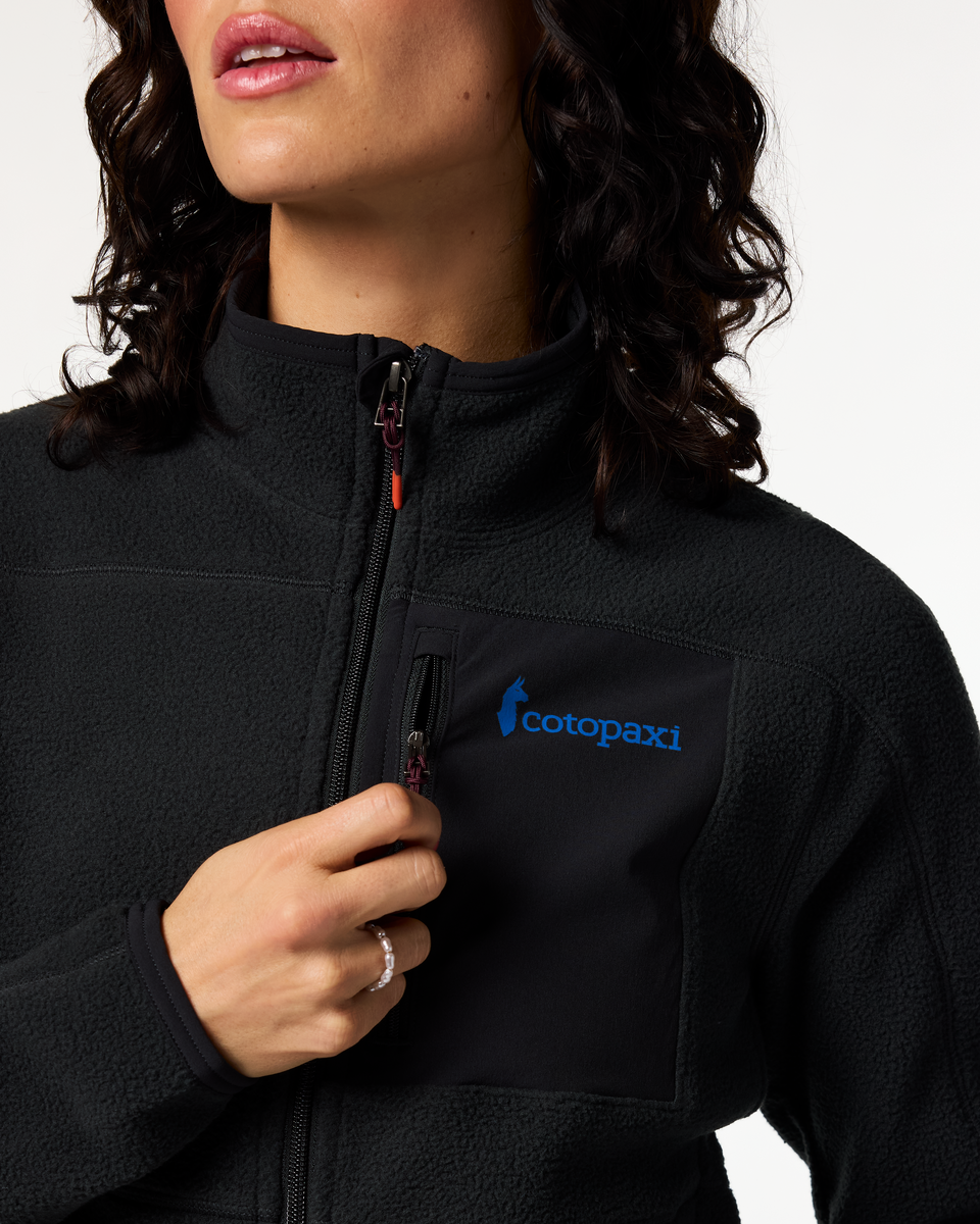 Abrazo Fleece Full-Zip Jacket - Women's - Cotopaxi Black - US 2022
