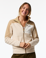 Abrazo Fleece Full-Zip Jacket - Women's - Khaki/Cream - US 6982