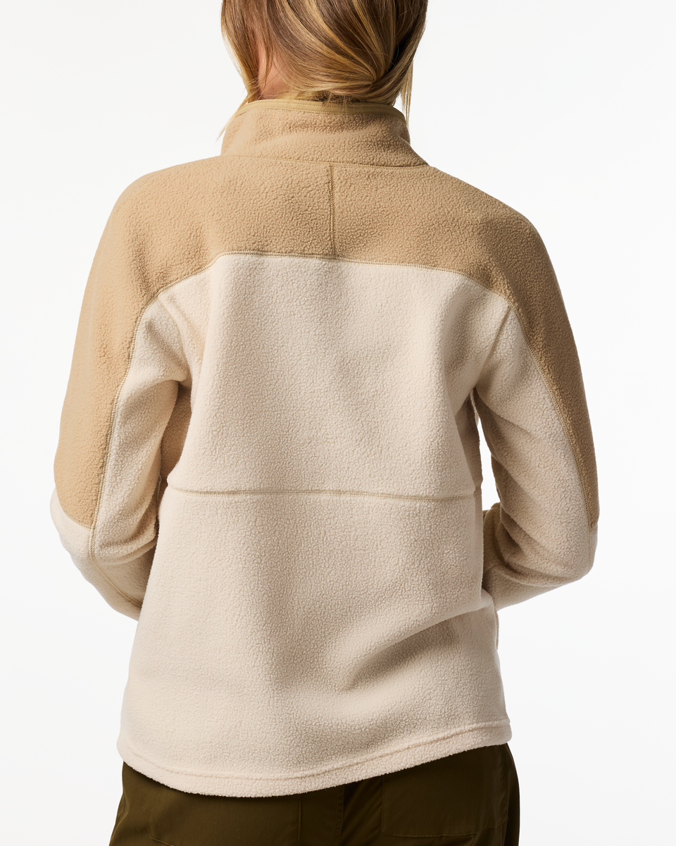 Abrazo Fleece Full-Zip Jacket - Women's - Khaki/Cream - US 6982