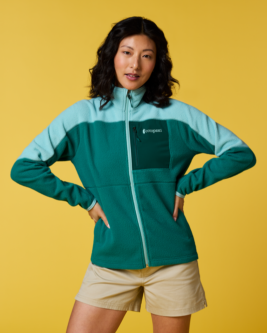 Abrazo Fleece Full-Zip Jacket - Women's - Tide Pool/Malachite - US 5532