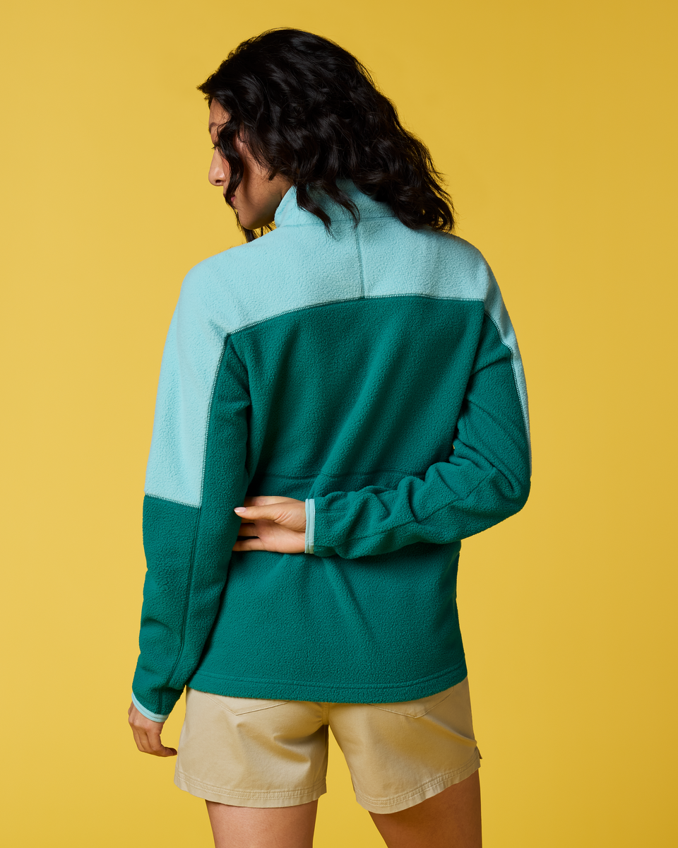 Abrazo Fleece Full-Zip Jacket - Women's - Tide Pool/Malachite - US 5532