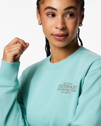 Adventure Gear Crew Sweatshirt - Women's - Tide Pool - US 9683