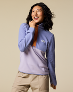 Amado Fleece Pullover - Women's - Aster/Moonbeam - US 5026