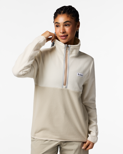 Amado Fleece Pullover - Women's - Chalk/Mineral - US 2542