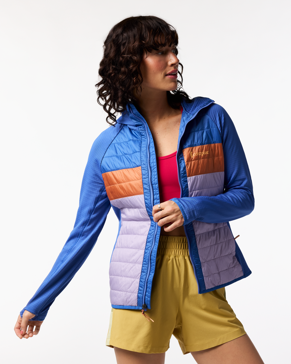 Capa Hybrid Insulated Hooded Jacket - Women's - Azure/Moonbeam - US 2942