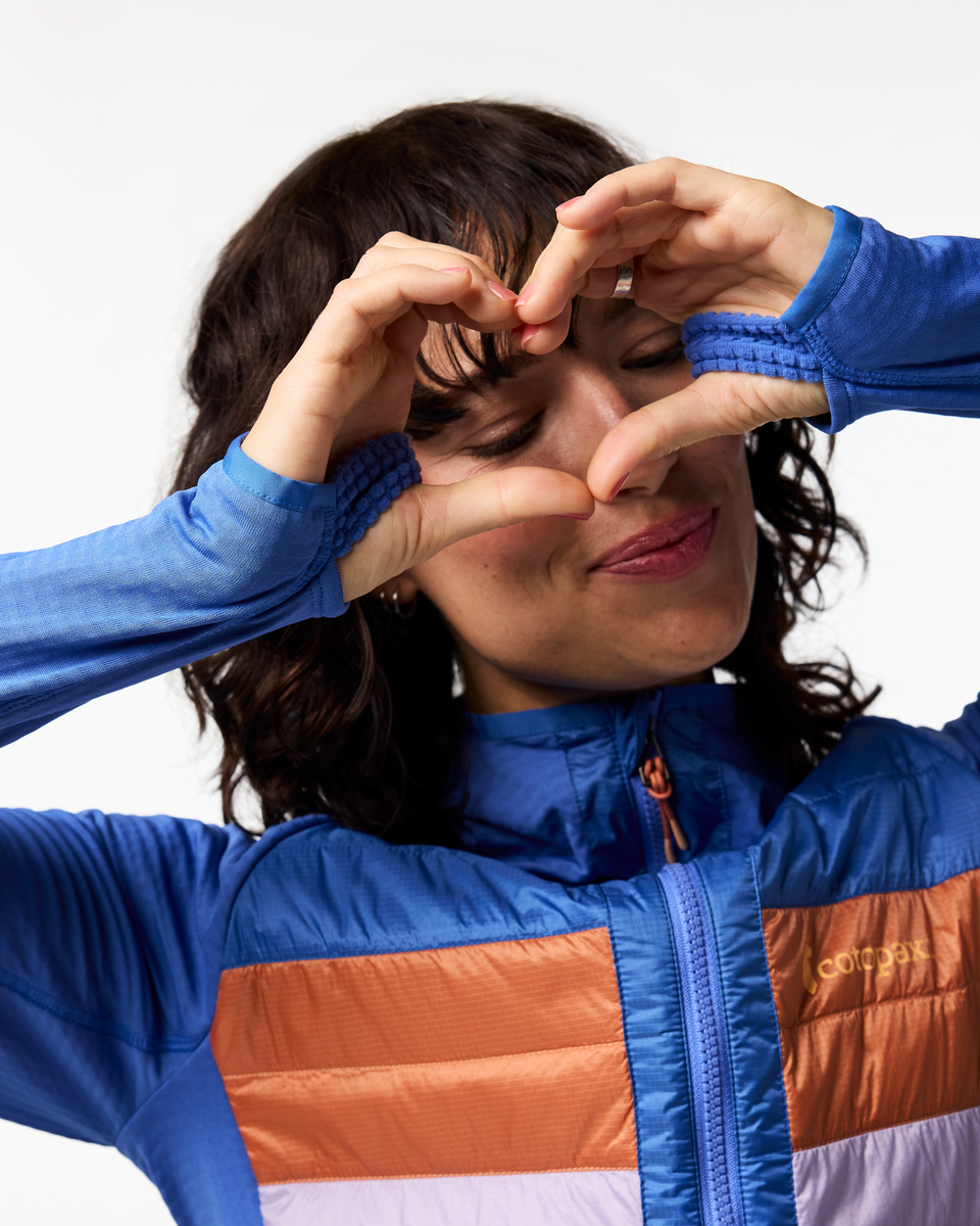 Capa Hybrid Insulated Hooded Jacket - Women's - Azure/Moonbeam - US 2942
