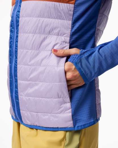 Capa Hybrid Insulated Hooded Jacket - Women's - Azure/Moonbeam - US 2942