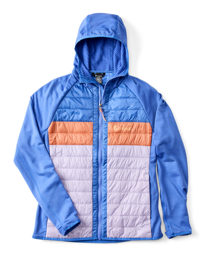 Capa Hybrid Insulated Hooded Jacket - Women's - Azure/Moonbeam - US 2942