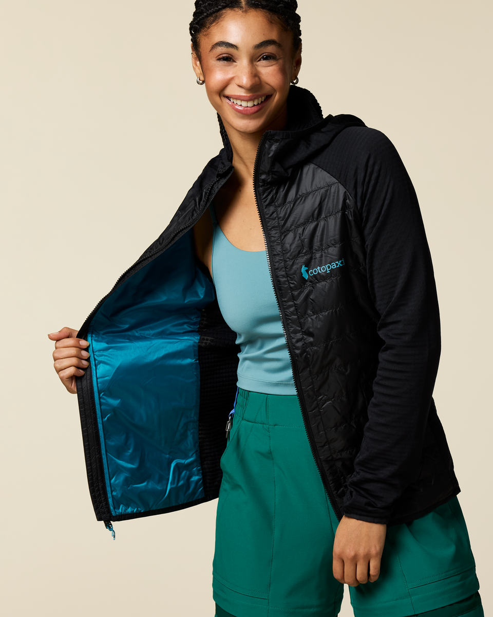 Capa Hybrid Insulated Hooded Jacket - Women's - Cotopaxi Black - US 1097