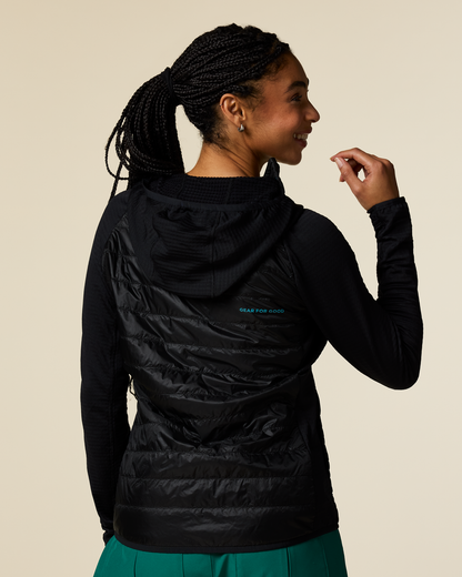 Capa Hybrid Insulated Hooded Jacket - Women's - Cotopaxi Black - US 1097