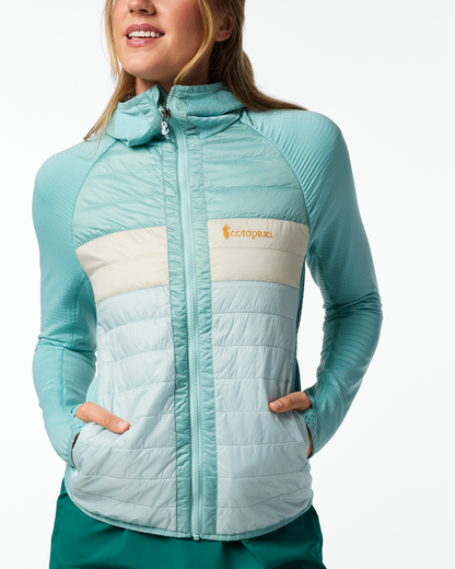 Capa Hybrid Insulated Hooded Jacket - Women's - Tide Pool/Surf - US 1064