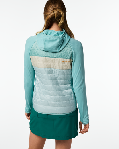 Capa Hybrid Insulated Hooded Jacket - Women's - Tide Pool/Surf - US 1064