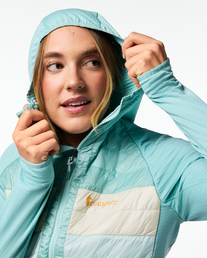Capa Hybrid Insulated Hooded Jacket - Women's - Tide Pool/Surf - US 1064