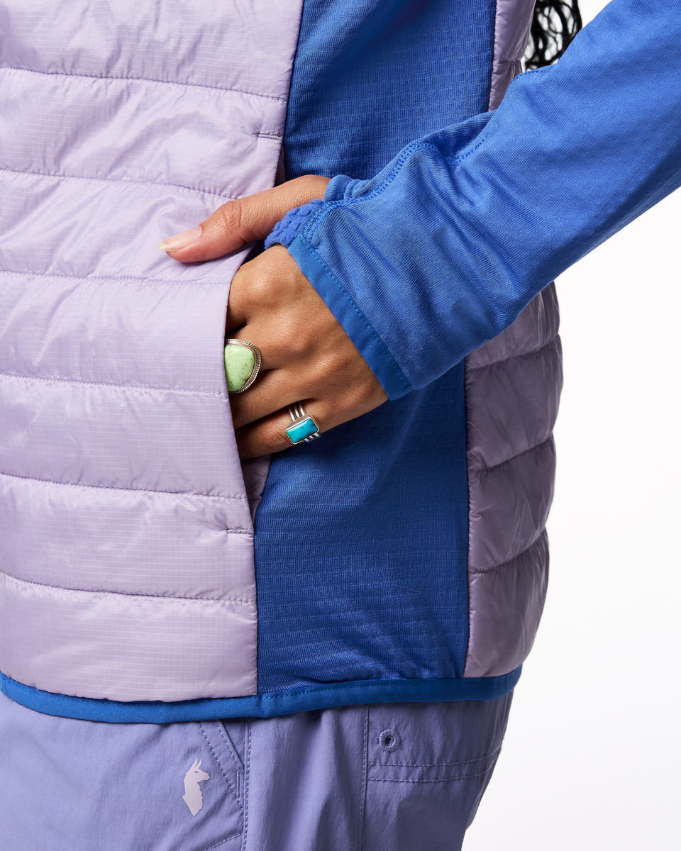 Capa Hybrid Insulated Jacket - Women's - Azure/Moonbeam - US 5587