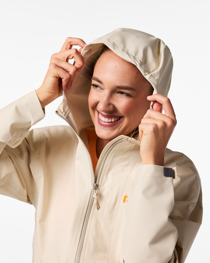 Cielo Rain Jacket - Women's - Cotopaxi Cream - US 2868