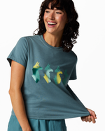 Cuatro Bitmap T-Shirt - Women's - Everglade - US 5030