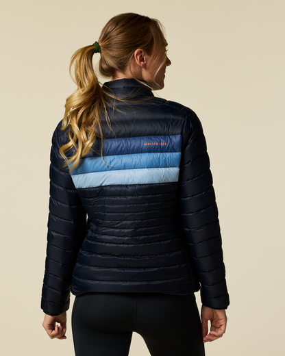 Fuego Down Jacket - Women's - Carbon Stripes - US 7259