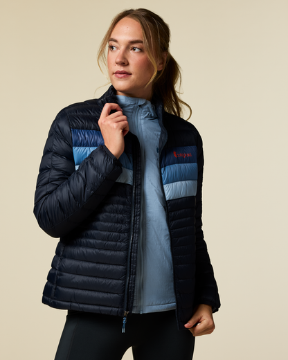 Fuego Down Jacket - Women's - Carbon Stripes - US 7259