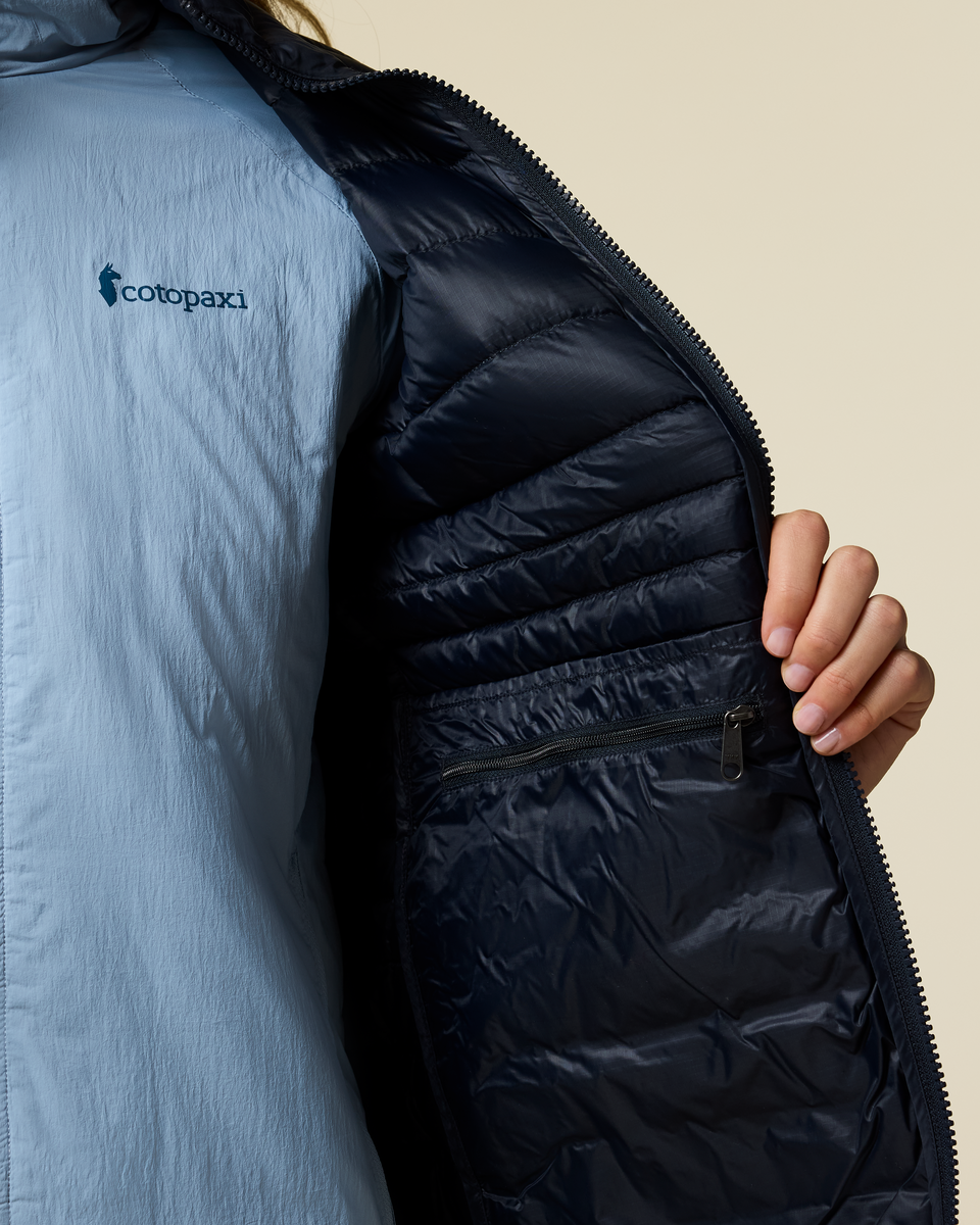 Fuego Down Jacket - Women's - Carbon Stripes - US 7259