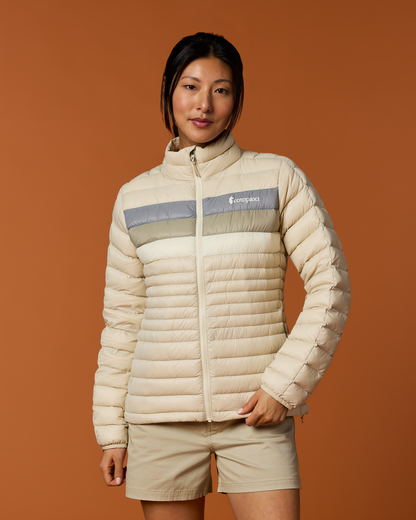 Fuego Down Jacket - Women's - Cream Stripes - US 1367