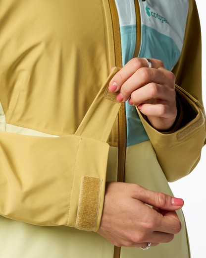 Impermeo 3L Hooded Shell Jacket - Women's - Husk/Honeydew - US 8881