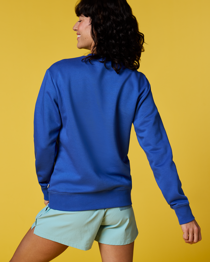 Lava Llama Crew Sweatshirt - Women's - Azure - US 2231