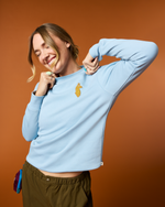 Lava Llama Crew Sweatshirt - Women's - Iceberg - US 6967