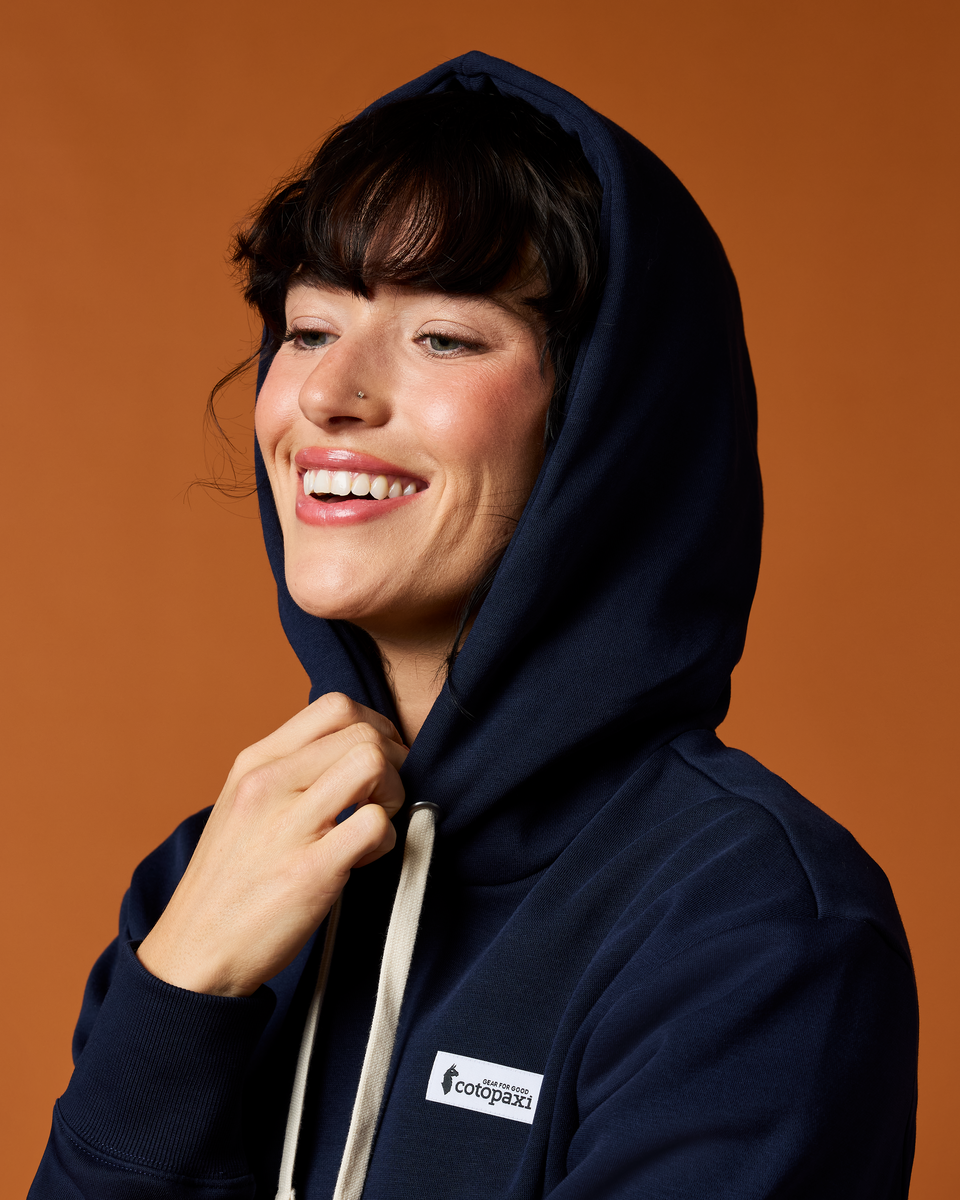 Llama Patch Pullover Hoodie - Women's - Maritime - US 4221
