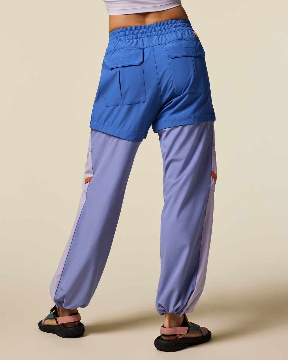 Losdos Zip-Off Pant - Women's - Azure/Aster - US 3335