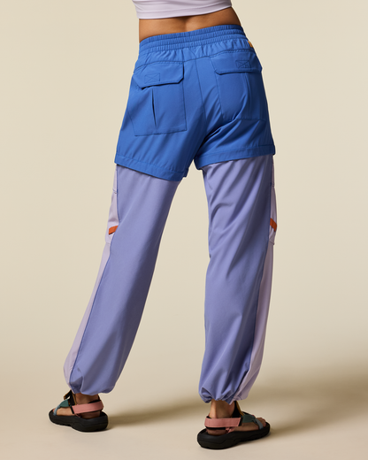 Losdos Zip-Off Pant - Women's - Azure/Aster - US 3335