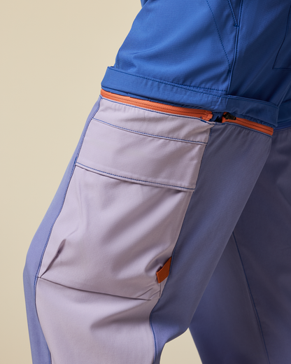 Losdos Zip-Off Pant - Women's - Azure/Aster - US 3335