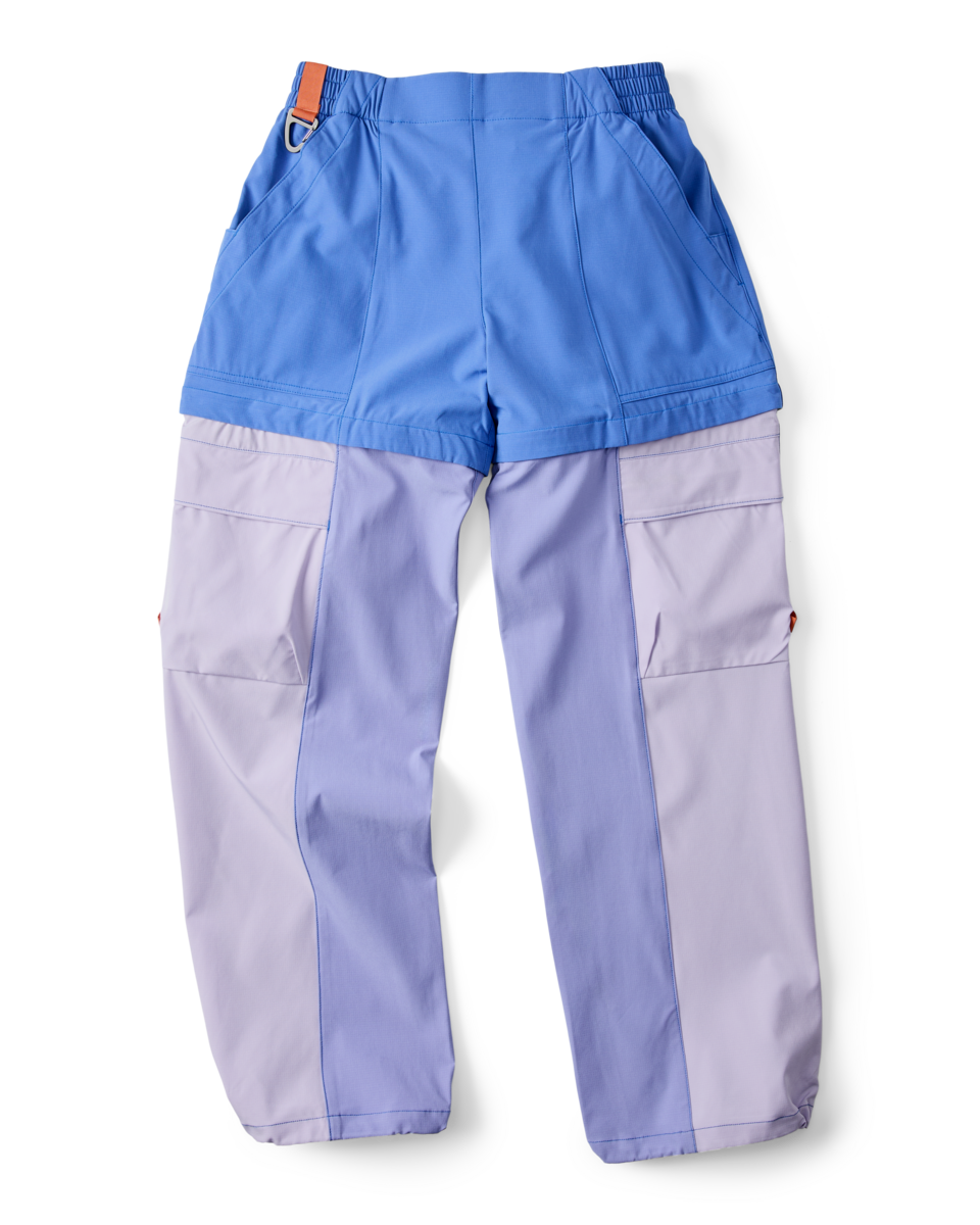 Losdos Zip-Off Pant - Women's - Azure/Aster - US 3335