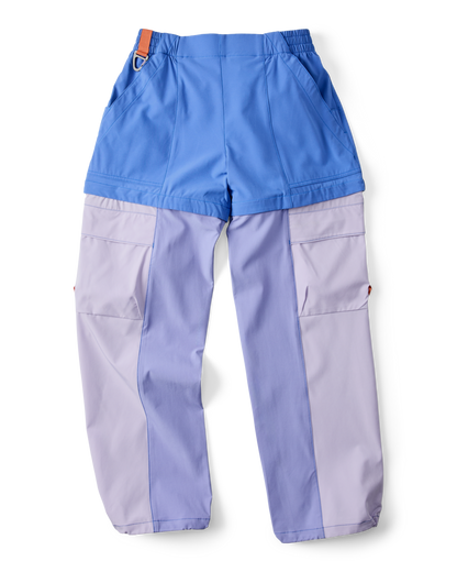 Losdos Zip-Off Pant - Women's - Azure/Aster - US 3335