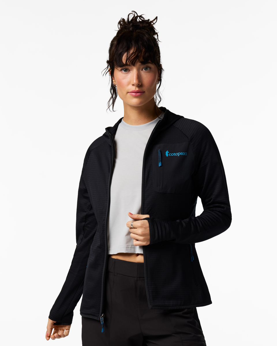 Otero Fleece Full-Zip Hooded Jacket - Women's - Cotopaxi Black - US 2995